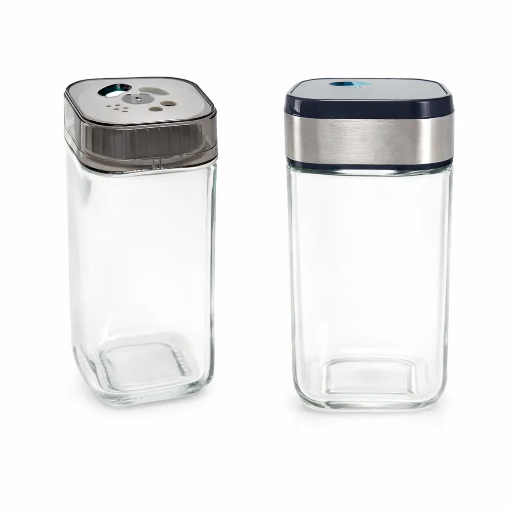 ESPECIERO VIDRIO C/ TAPA PLASTICA 9.5CM ( C5960 / C6220 / GY-107L )