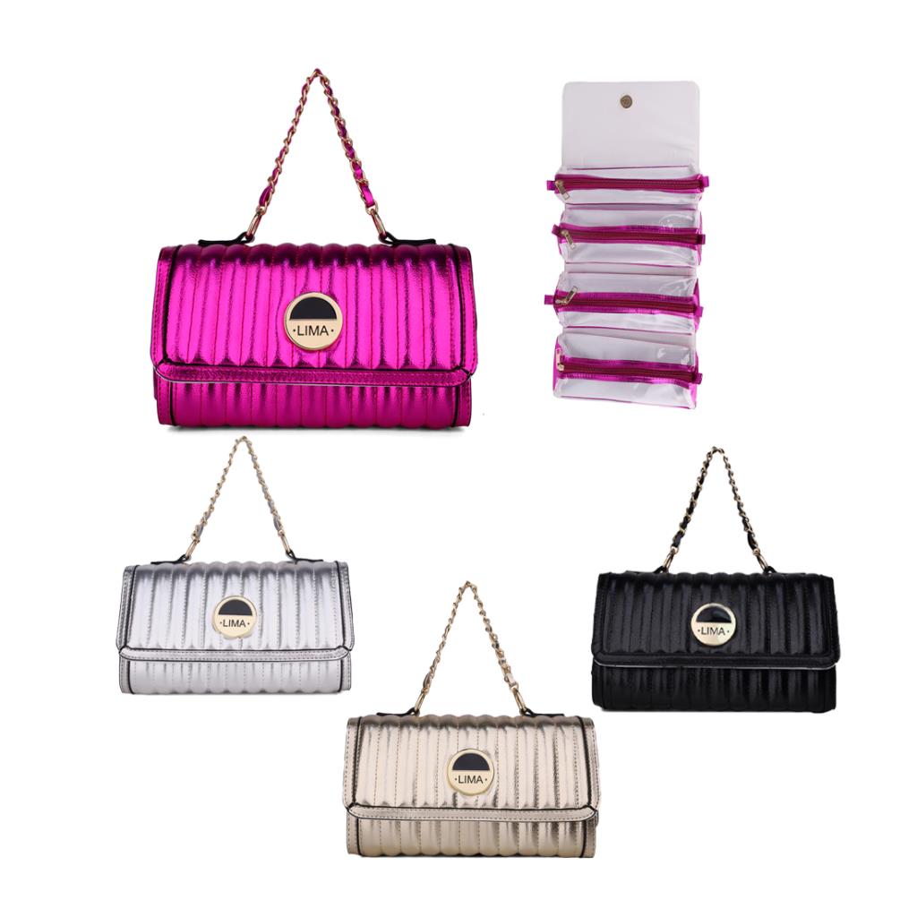 BOLSO PORTACOSMETICOS TANYA C/ BOTON ( F194 )