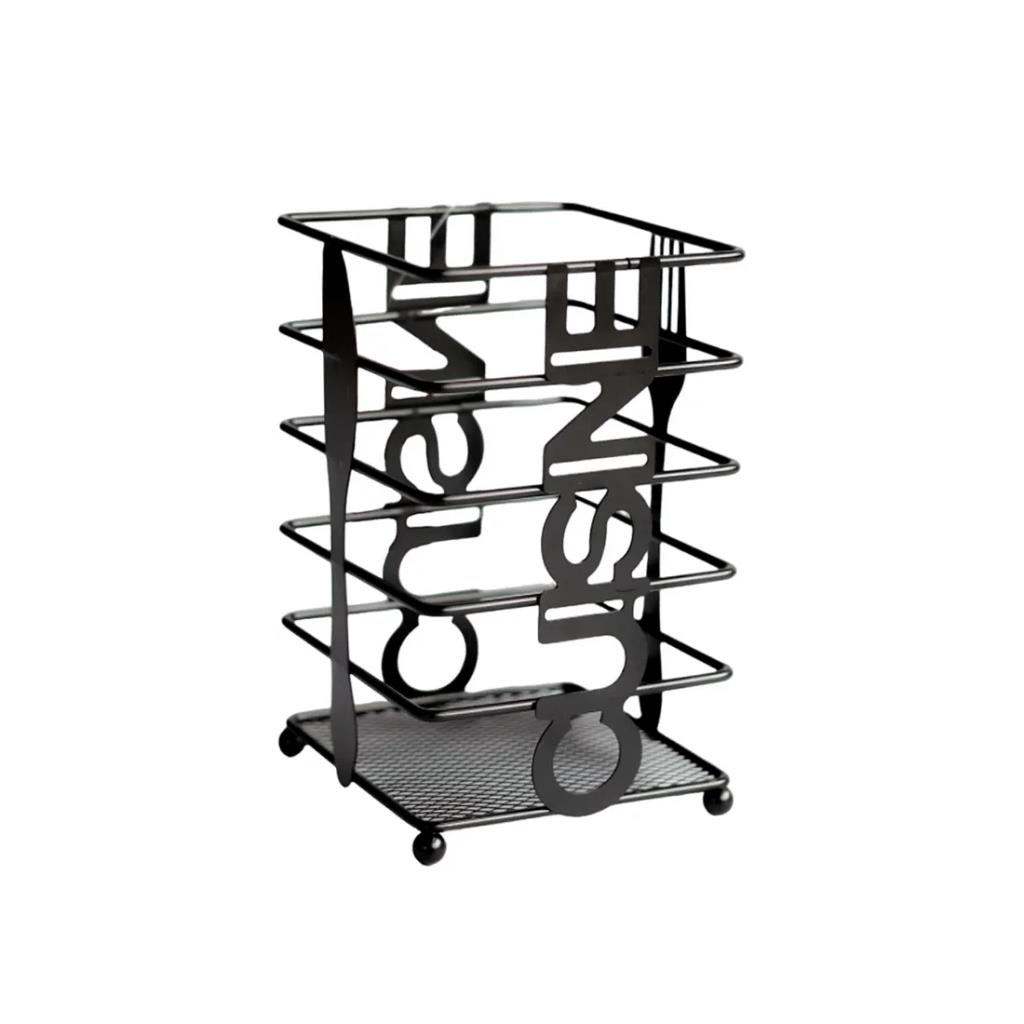 CUBIERTERO METALICO C/ BASE RED 10CM X 10CM X 16CM