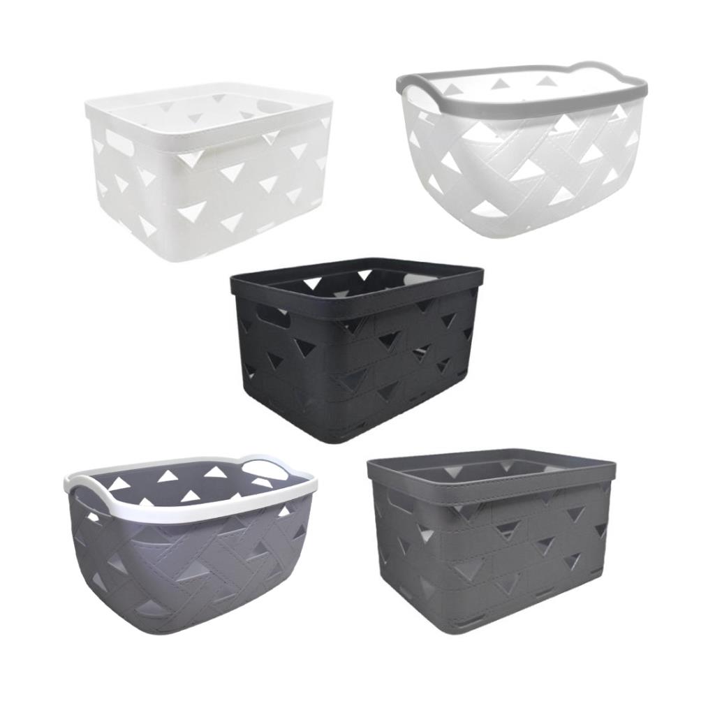 CANASTO ORGANIZADOR PLASTICO 30CM X 23CM X 17CM