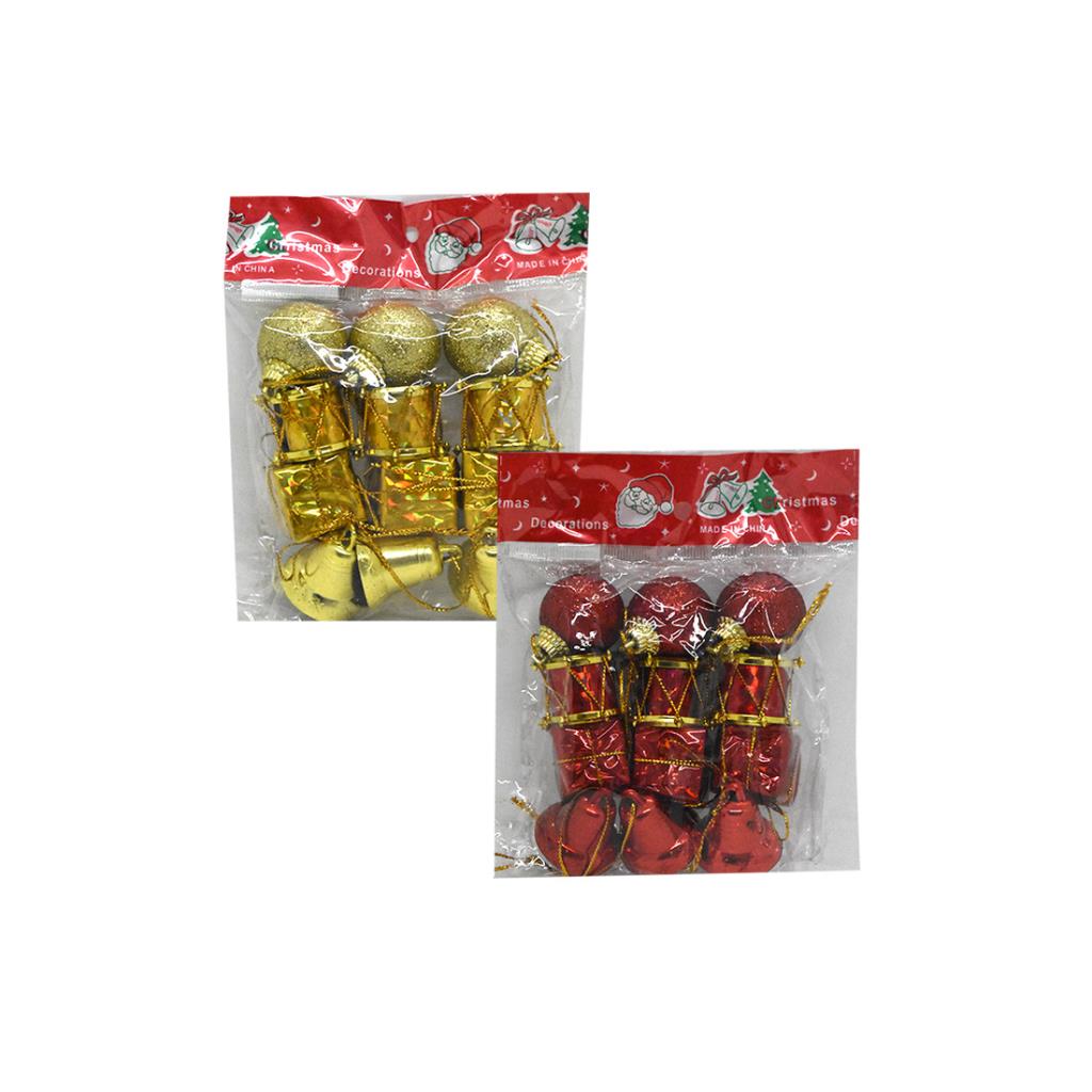 ADORNO NAVIDEÑO 2CM X12 E/BO ( NS203282 )