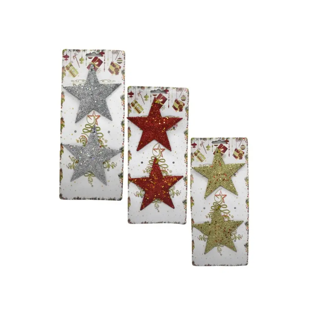ADORNO NAVIDEÑO ESTRELLA C/ BRILLOS e/Bo ( NS315156 )
