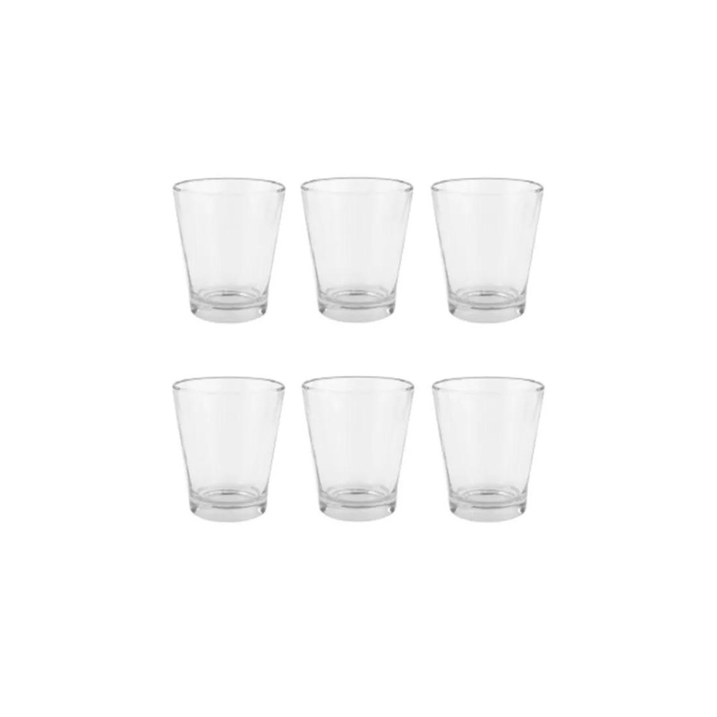 VASO VIDRIO 357ML COCTEL DURAX X6 E/ CJ
