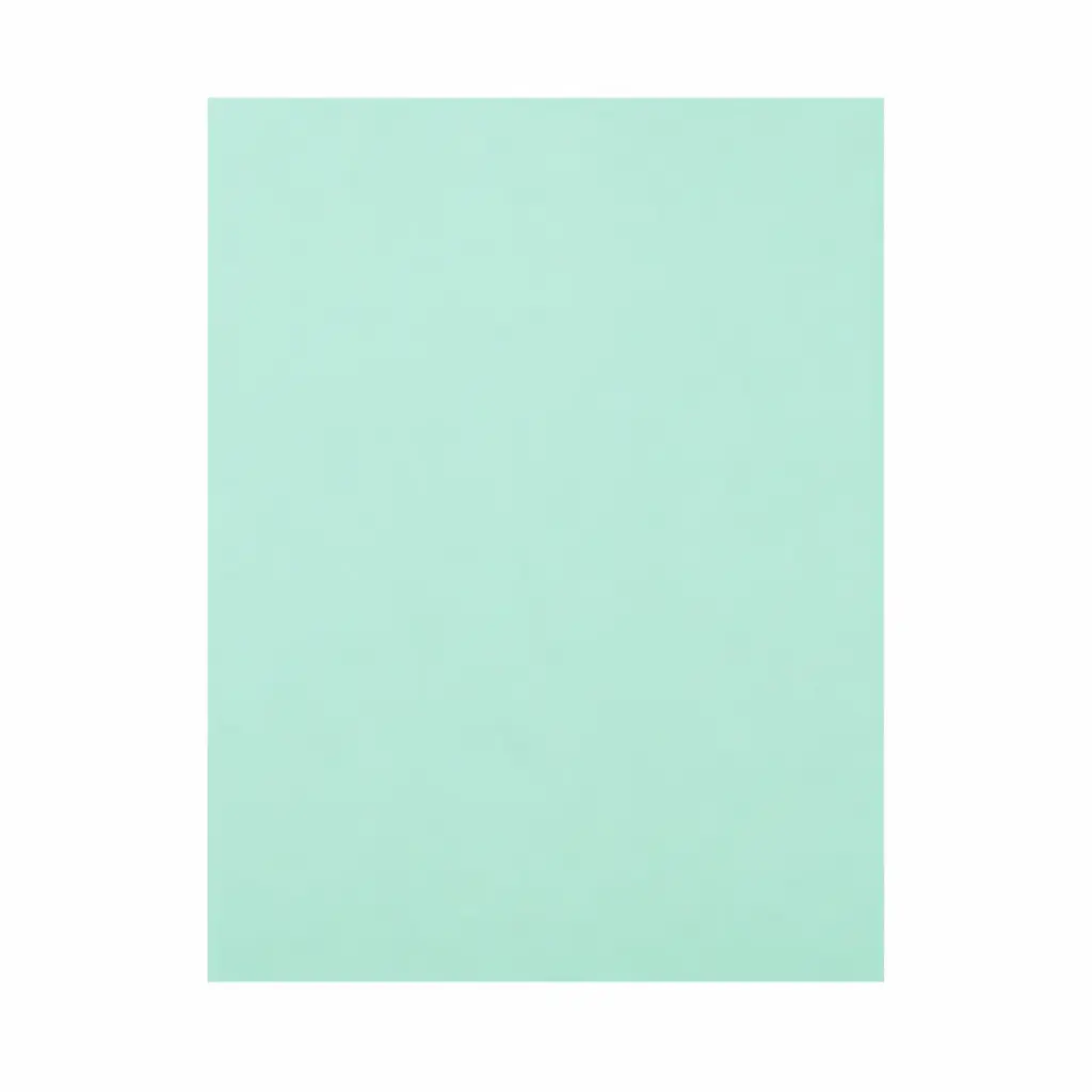 &CARTULINA VERDE PASTEL 45 X 65CM ( 0334 )