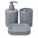 SET ORGANIZADOR DE BAÑO PLASTICO X 3PZS E/ CJ ( VC-120 )