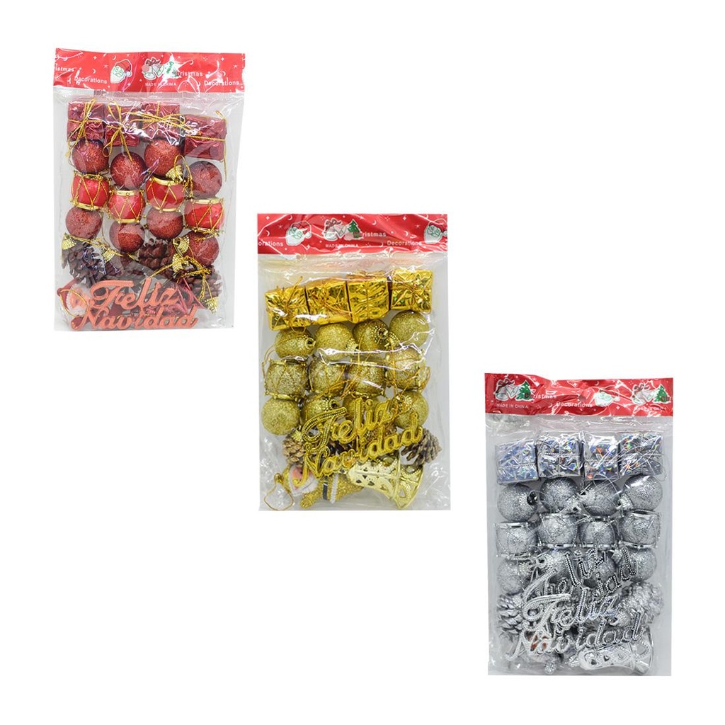 ADORNO NAVIDEÑO X24 E/BO ( NS368647 )