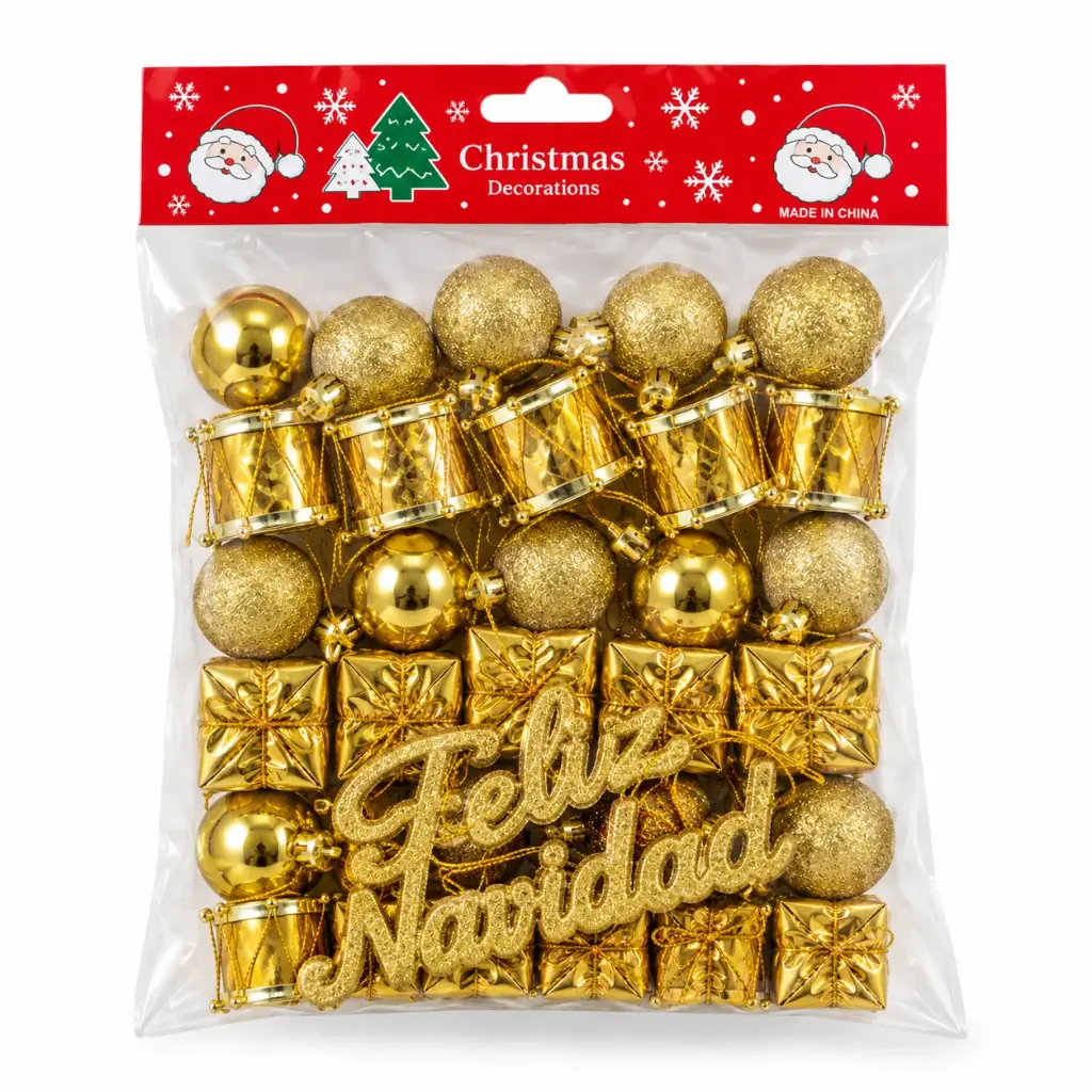 ADORNO NAVIDEÑO 3CM X36 E/ BO ( NS368648 )