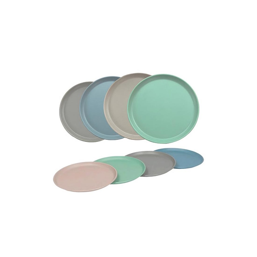 PLATO CHICO PLASTICO BAMBU-CLASICA 21CM