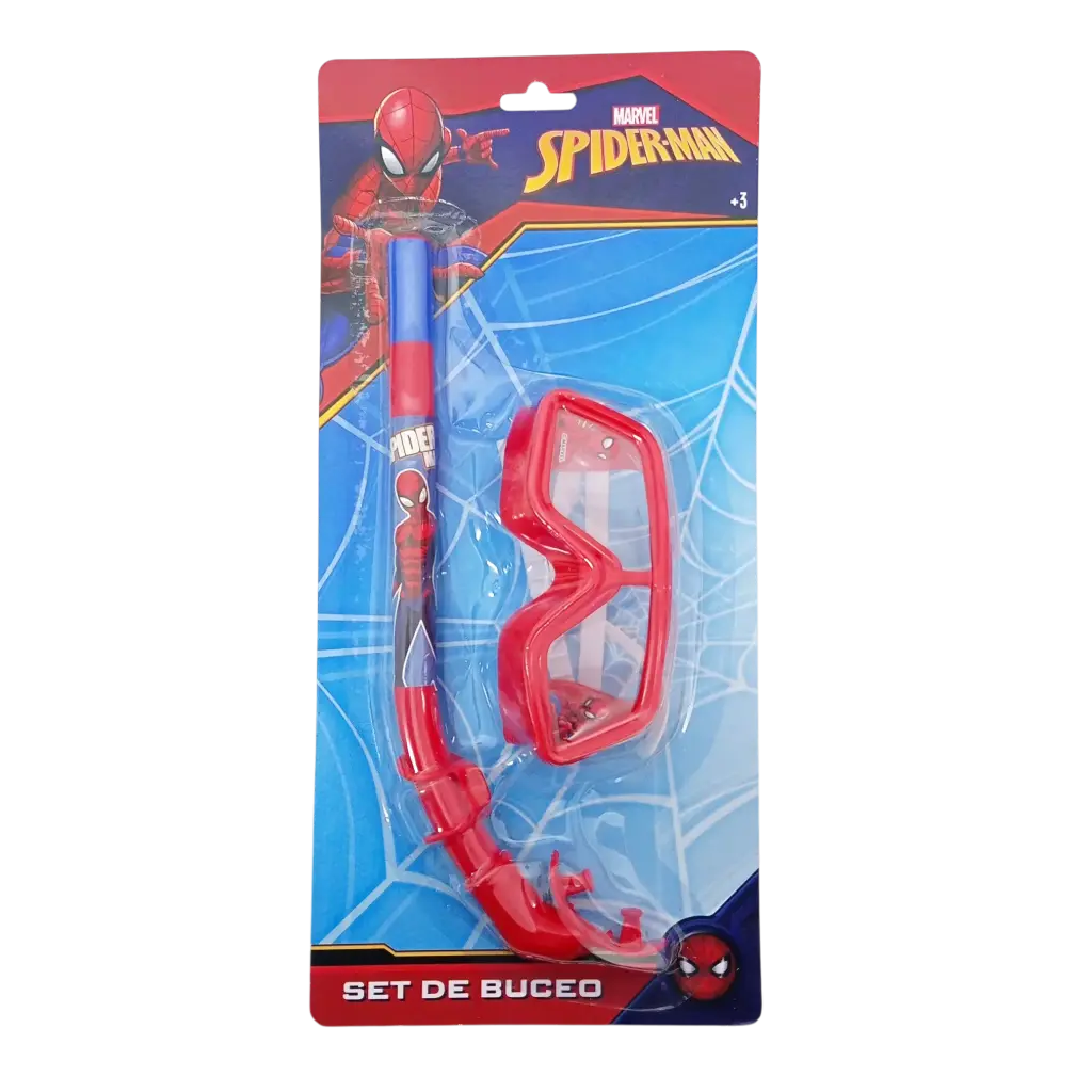 SNORKEL C/ ANTIPARRAS SPIDER-MAN E/ BL ( 8769 )