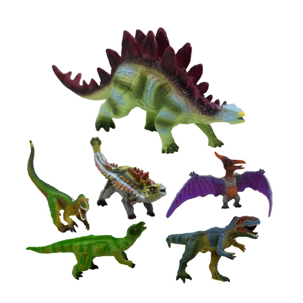 DINOSAURIOS DE GOMA COLECCIONABLES 25CM APROX ( 55189 )