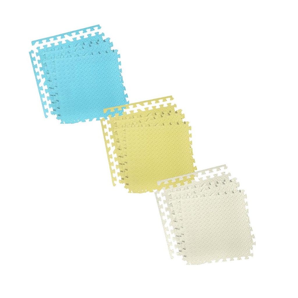 PISO ENCASTRABLE GOMAEVA TEXTURA X4 PZS 60X60CM X8MM C/BORDE