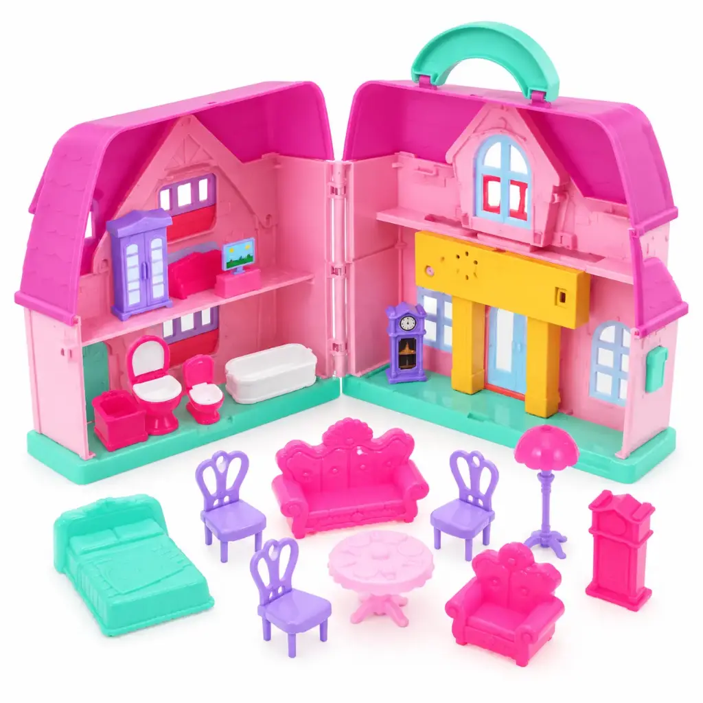 *JULIANA CASA E/ VALIJA C/ LUZ Y SONIDO E/CT ( SISJUL105 )