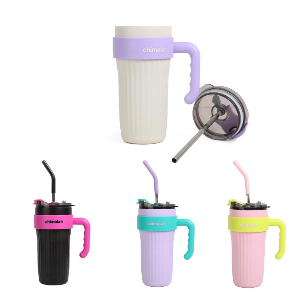 &VASO TERMICO CHIMOLA C/ MANGO Y SORBETE 860ML E/ CJ