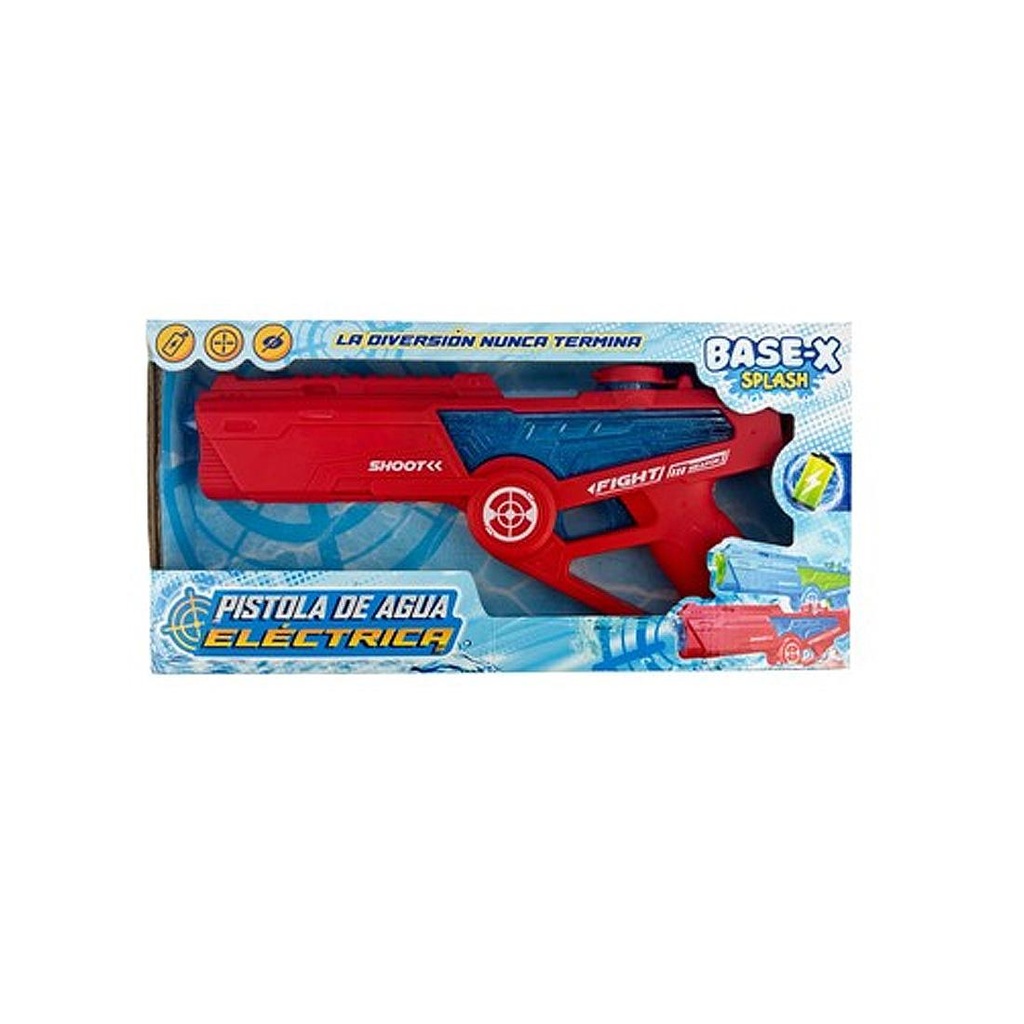 PISTOLA DE AGUA BASE-X A BATERIA 40cm e/Cj ( 8853 )