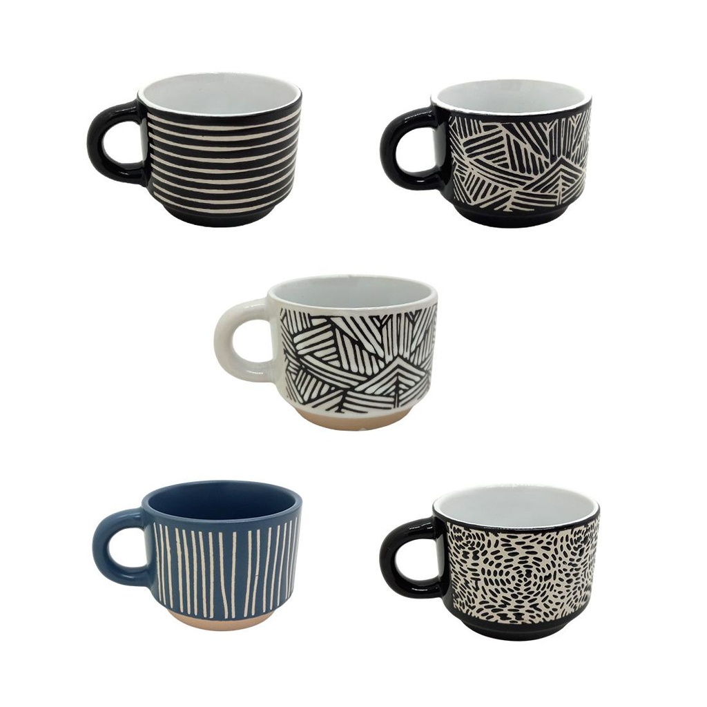 TAZA MUG CAFE DISEÑO 140CC ( AD338-03 / AD338-09 )