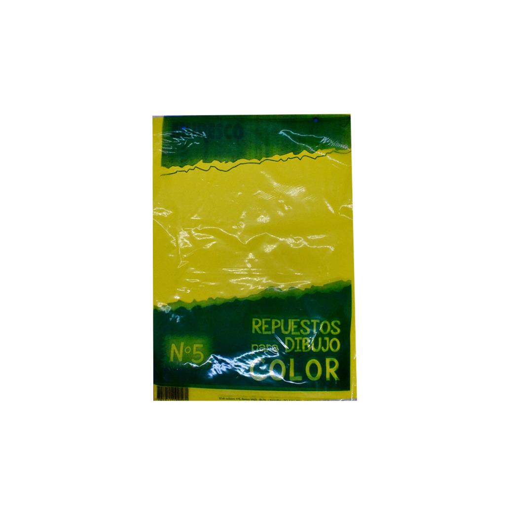 REPUESTO DE DIBUJO MURESCO N°5 COLOR 6HJS