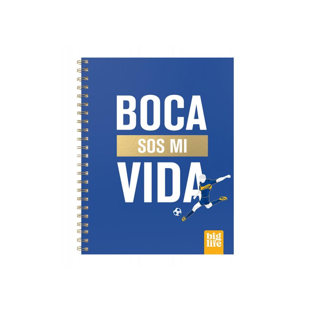 CUADERNO PPR C/ ESPIRAL BOCA 16X21CM CUADR (L5CE16BOCC)