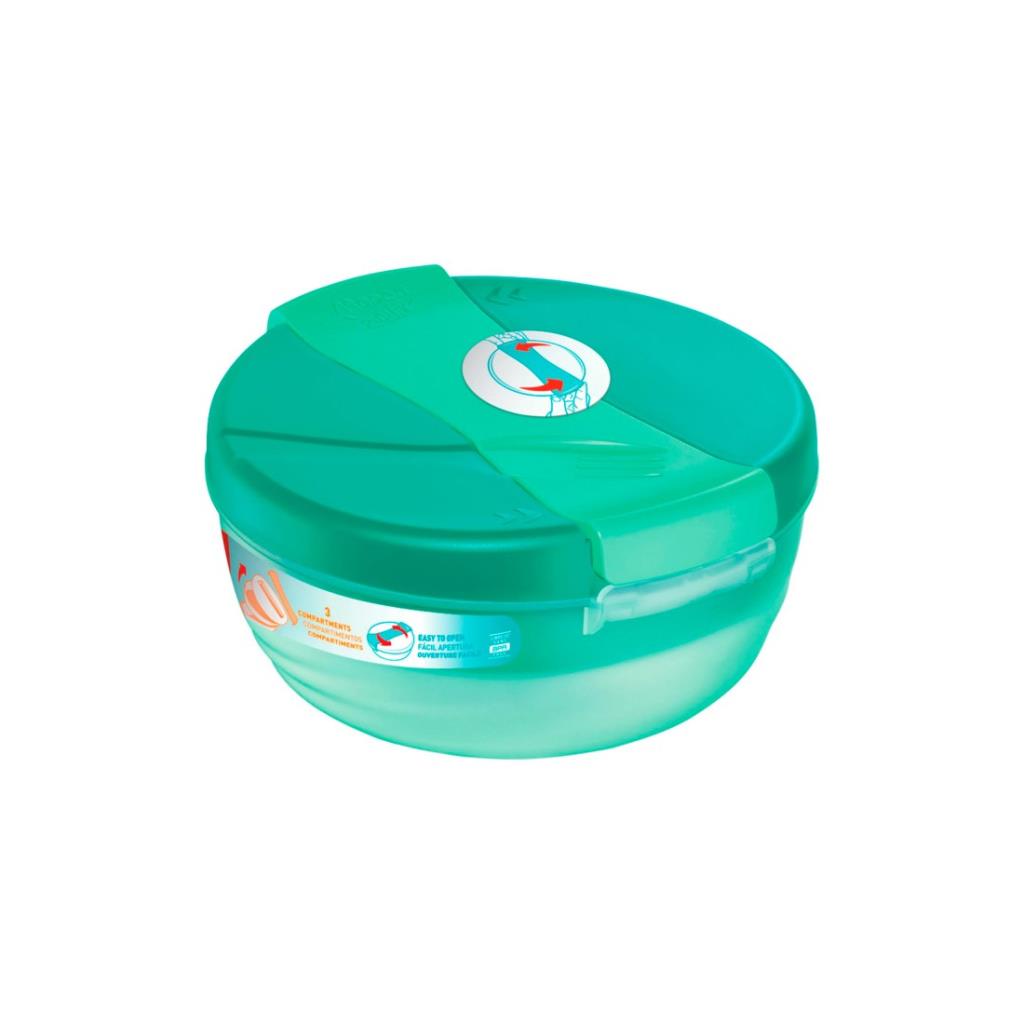 LONCHERA TAZON REDONDA VERDE 1.4lts ( 872605 )
