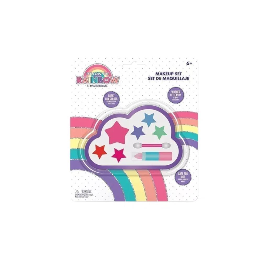 SET MAQUILLAJE NUBE RAINBOW E/ BL ( RBW1818B )