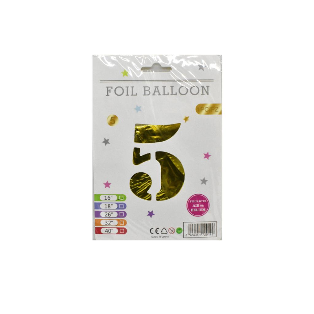 GLOBO NUMERO 16" N°5