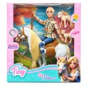 MUÑECA TINY C/ SU CABALLO E/ CJ ( 55036 )