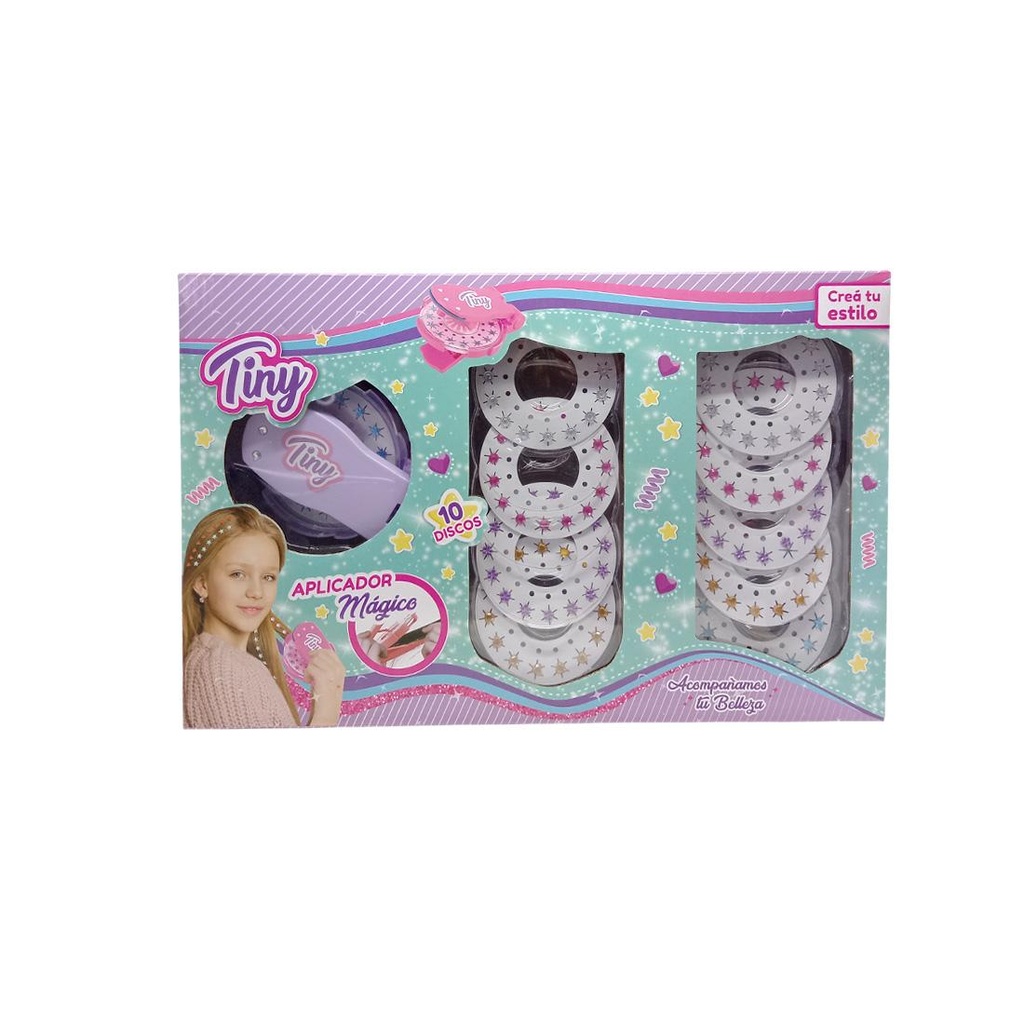 APLICADOR DE JOYAS Y BRILLOS P/ CABELLO TINY E/ CJ ( 55265 )