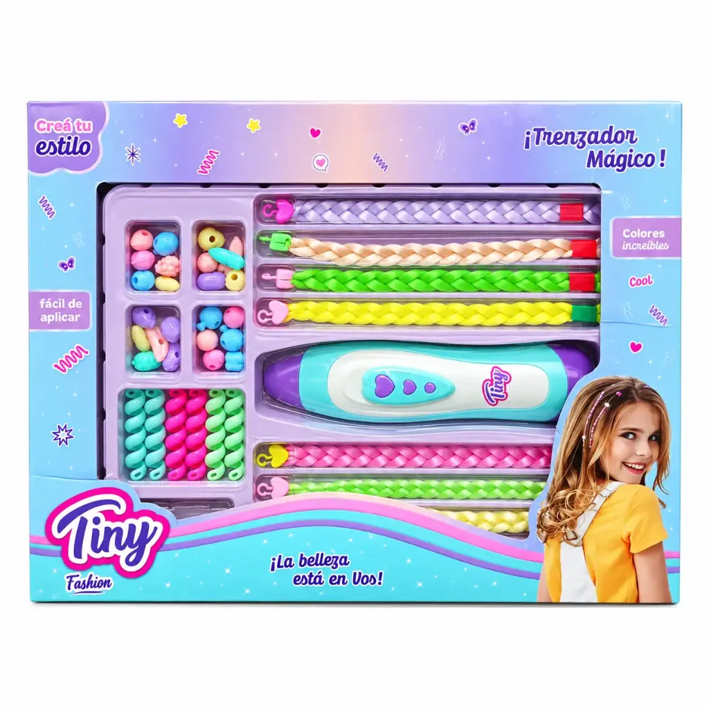 APLICADOR TINY DE TRENZAS Y ACCESORIOS P/ CABELLO E/ CJ ( 55260 )