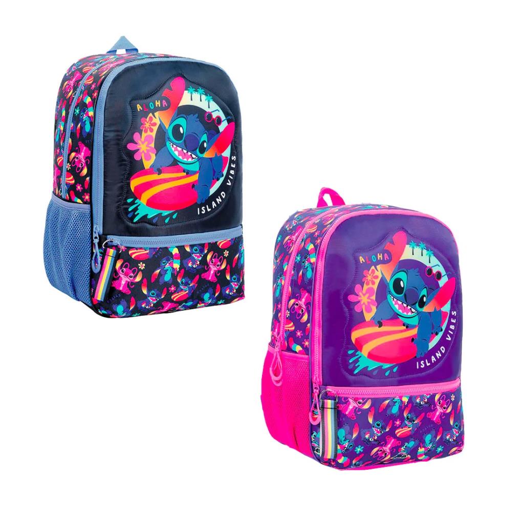 MOCHILA STITCH SURF 43CM ( 27151 )