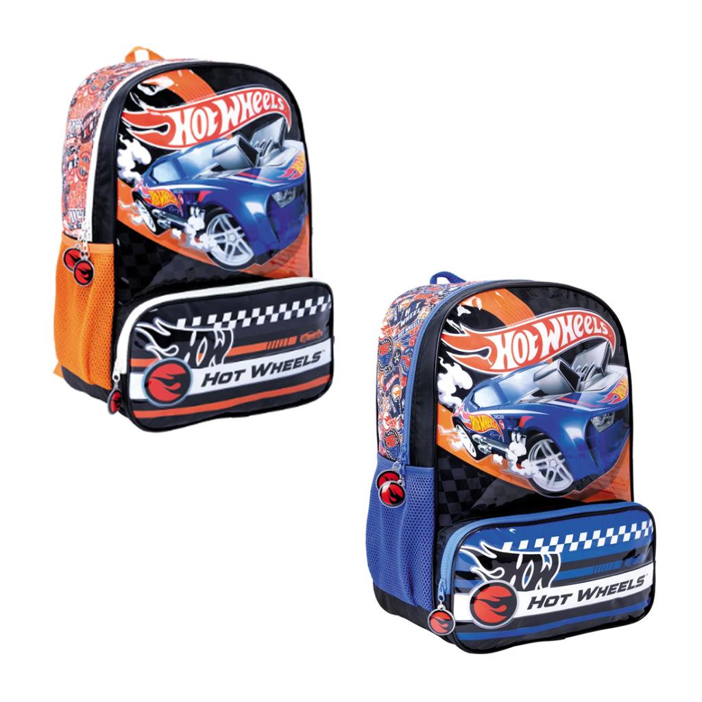 &MOCHILA HOT WHEELS 2 CIERRES 41CM ( 75139 )