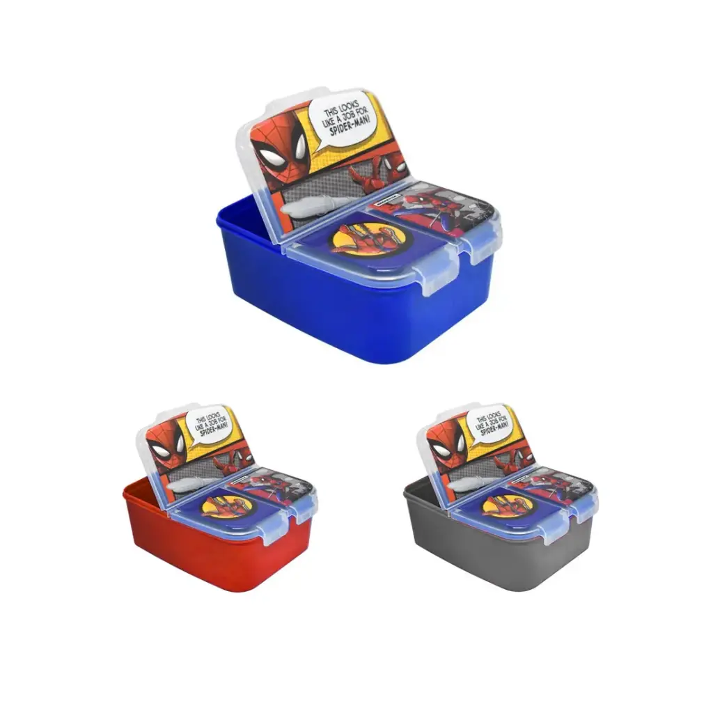 HERMETICO 3 DIVISIONES SPIDER-MAN