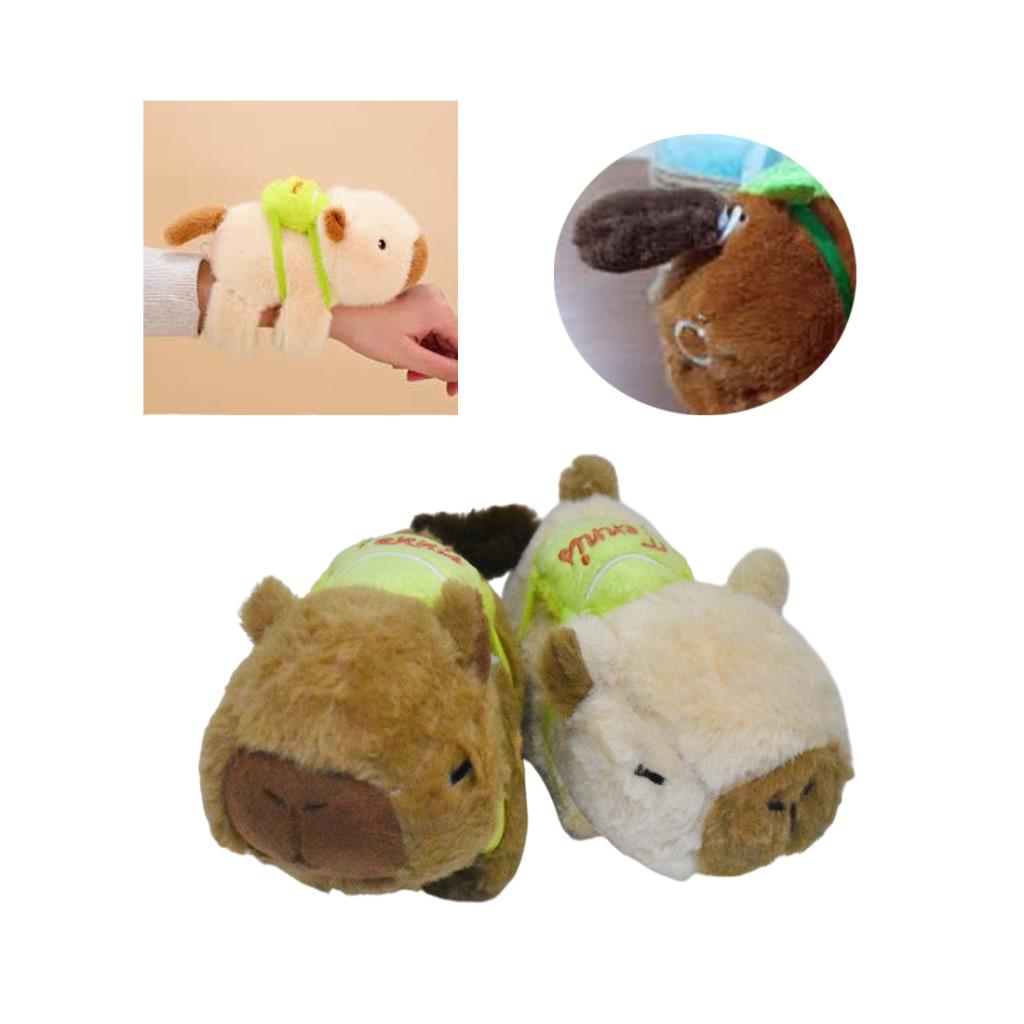 &PELUCHE PULSERA CAPIBARA C/ SONIDO