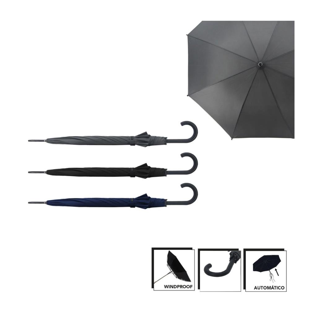 PARAGUAS LARGO AUTOMATICO UNICROSS 65CM ( 62.P5018R .1/2/3 )