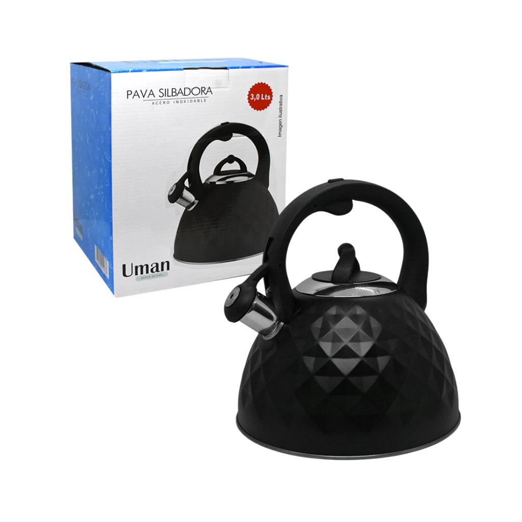 PAVA SILBADORA ACERO INOXIDABLE 3L E/CJ ( DL16170 )