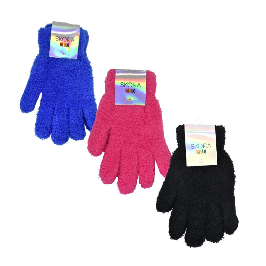 GUANTES INFANTIL PELO DE MONO E/BO ( 38703 )