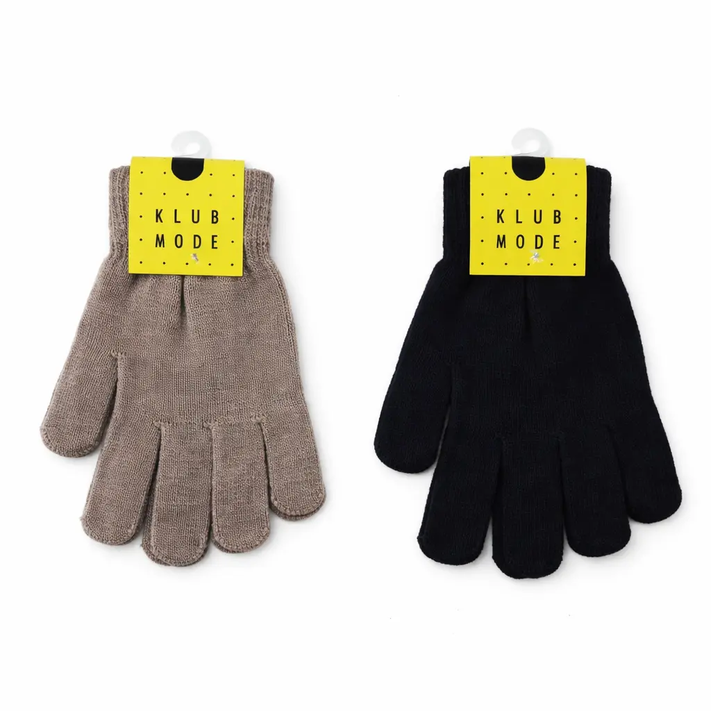 GUANTES DAMA TEJIDO E/ BO ( 39170 )