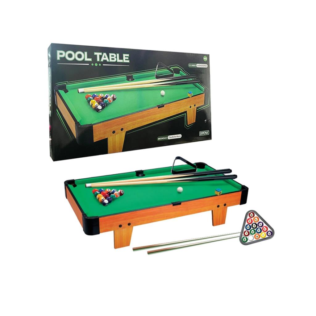 JUEGO DE POOL DE MESA E/ CJ ( 2892 )