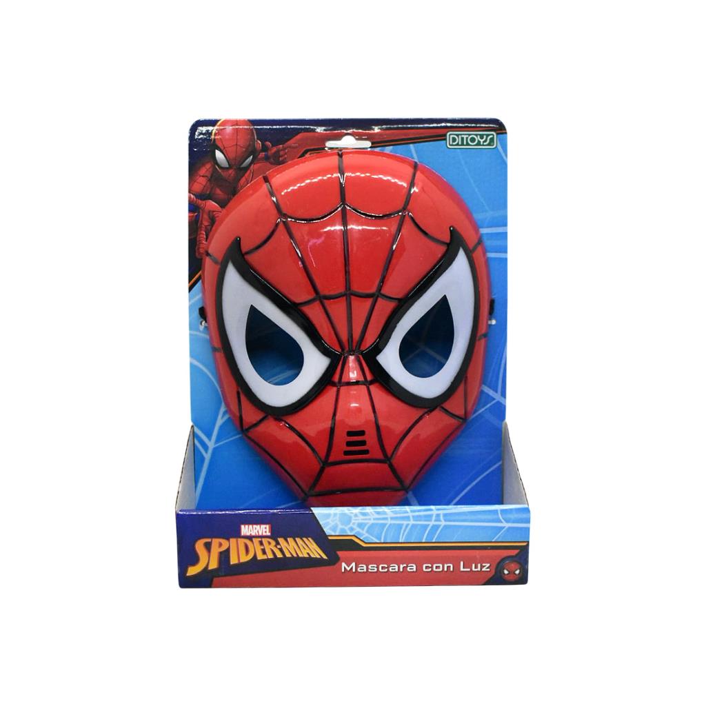MASCARA SPIDER-MAN C/ LUZ E/ CJ ( 2488 )