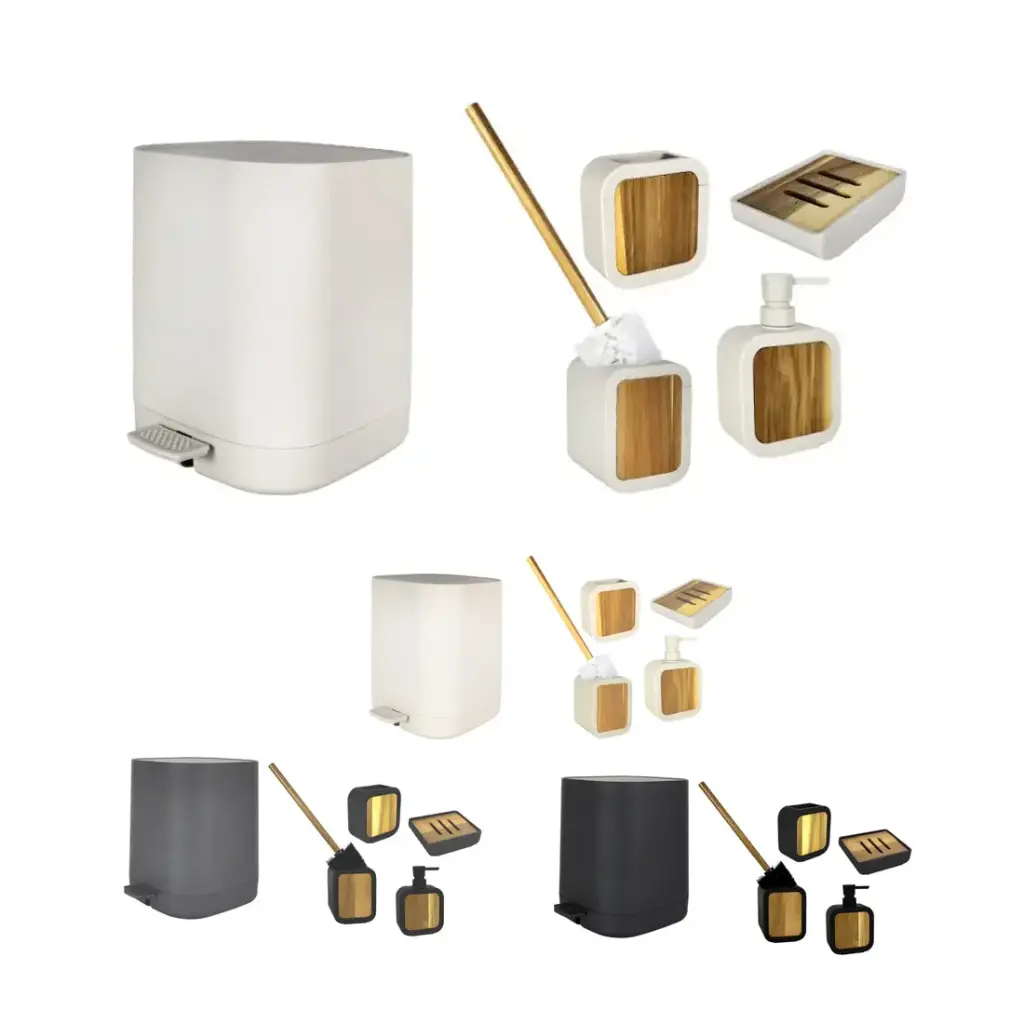 SET DE BAÑO PREMIUM x5pzs ( KL9241-A )