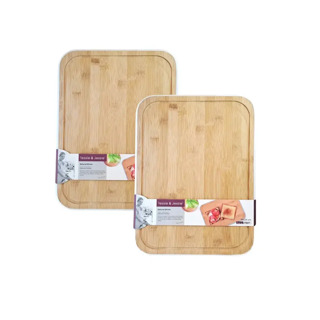 TABLA DE PICAR BAMBU 38 X 28CM ( N°3 )