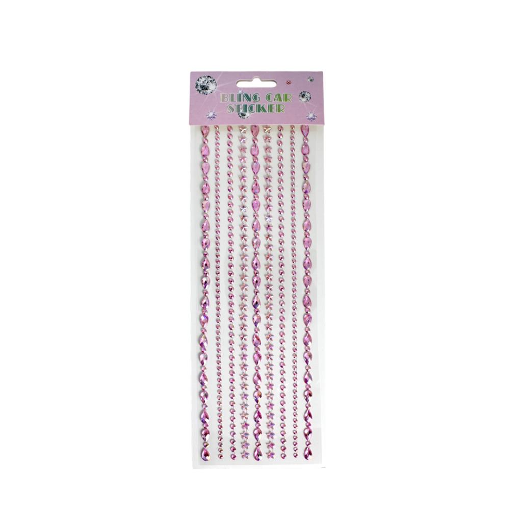 STICKER STRASS PERLA METAL 30cm e/Bo