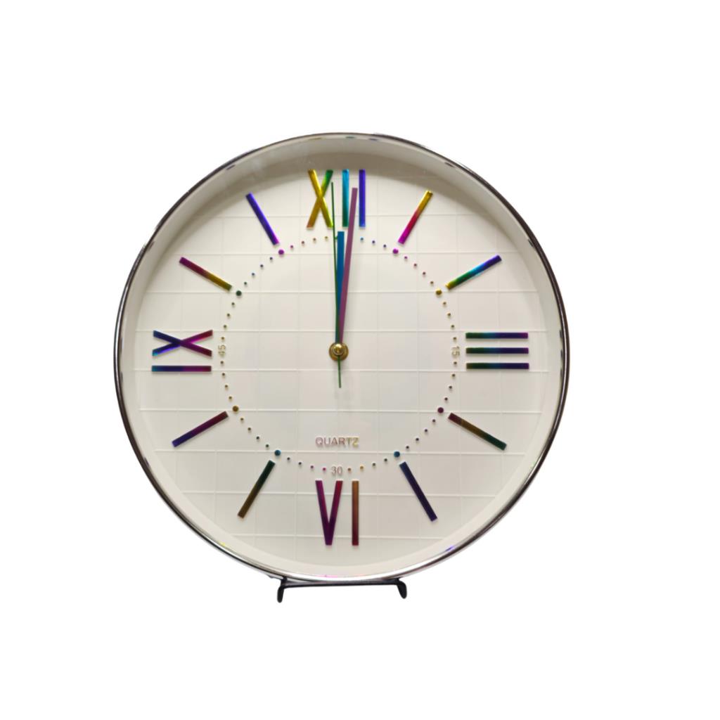 RELOJ DE PARED TORNASOLADO 30cm e/Cj ( EA99-17-32 )