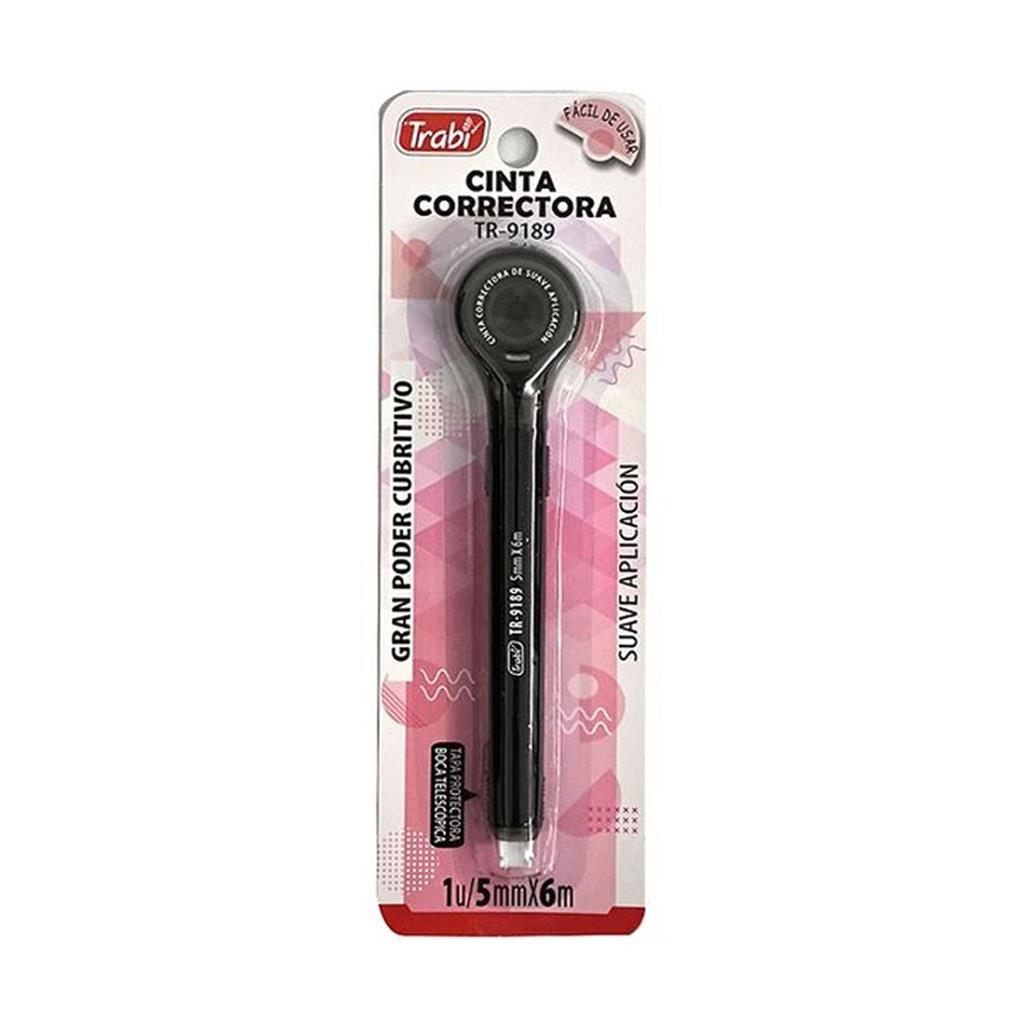 CORRECTOR EN CINTA LAPICERA TRABI  6 MT.