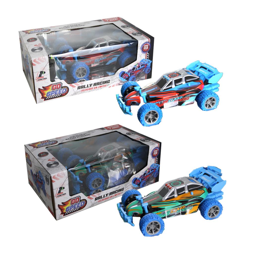 AUTO RALLY C/RADIO CONTROL GO SPEED CARGA USB