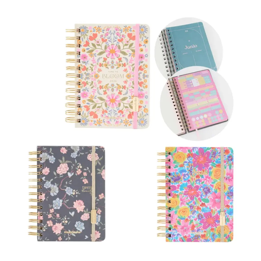 AGENDA SEMANAL CUTE FW 2026 C/ ESPIRAL 15 x 21cm e/Bo 