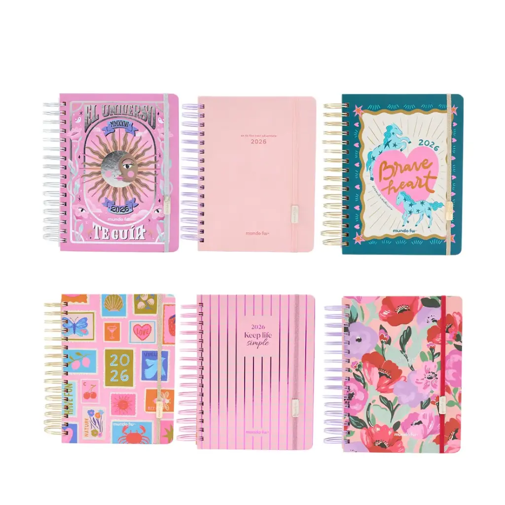 AGENDA DIARIA ESPECIAL TREND FW 2026 C/ ESPIRAL 15 x21cm e/Bo