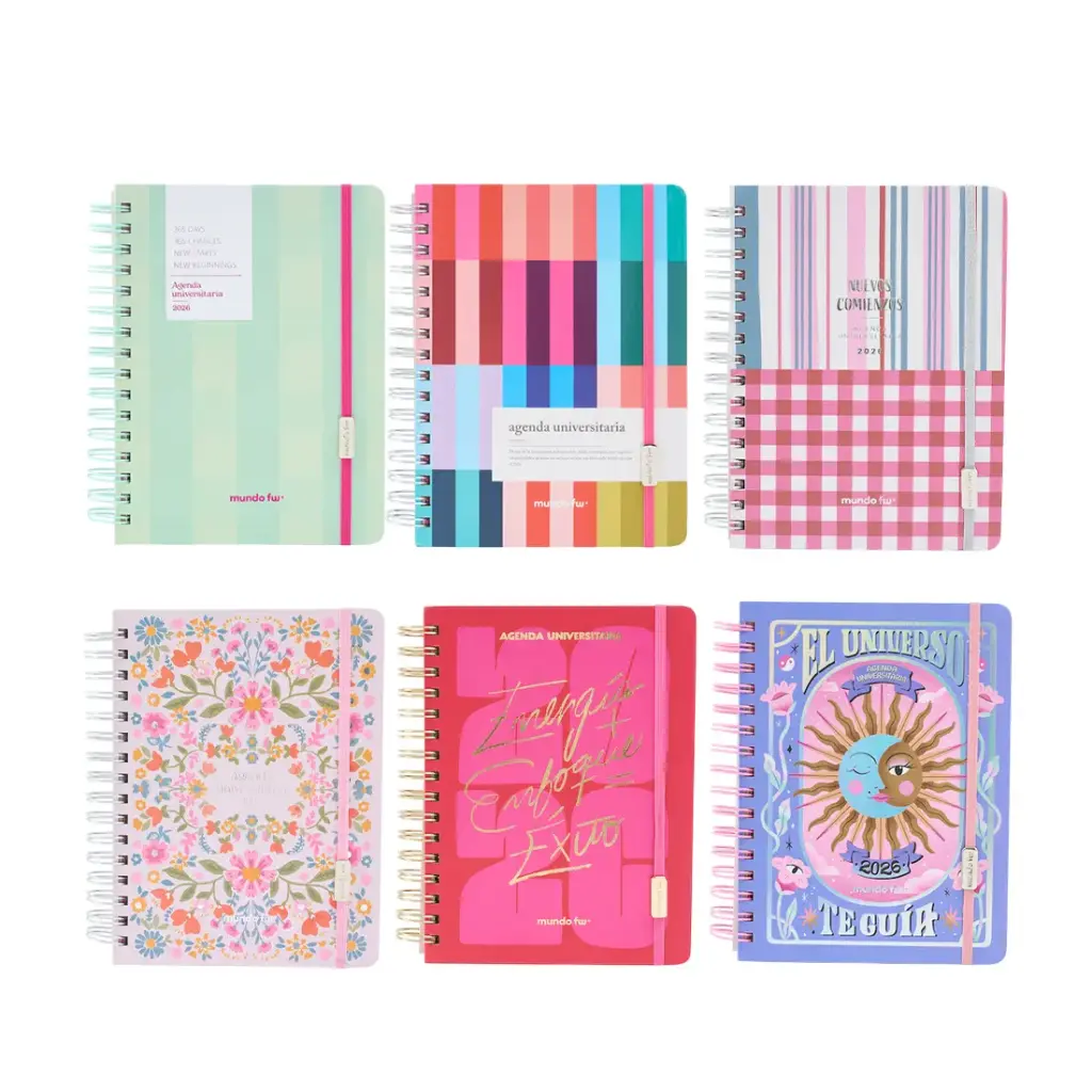 AGENDA SEMANAL UNIVERSITARIA ESPECIAL FW 2026 C/ ESPIRAL 15 x21cm e/Bo