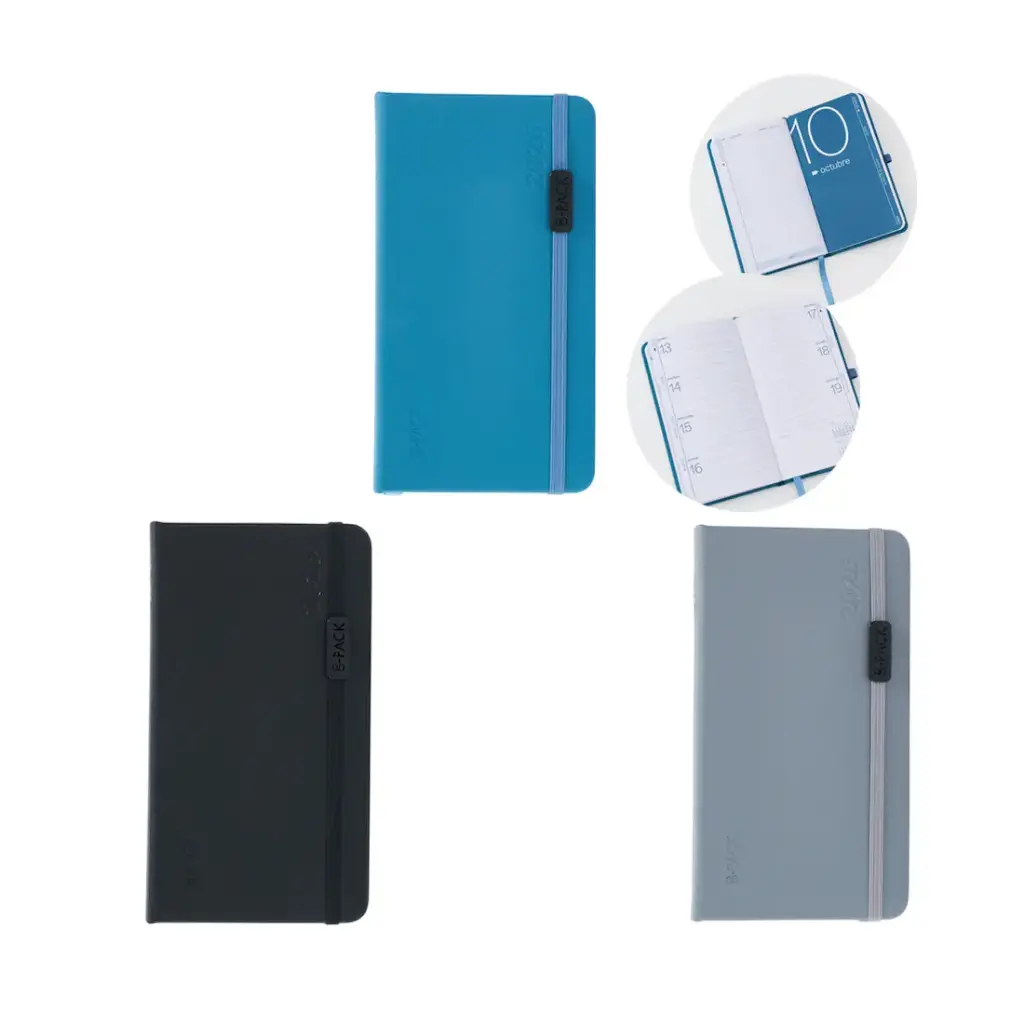 AGENDA SEMANAL COSIDA POCKET BPACK RAW FW 2026 C/ ELASTICO 9 x17cm e/Bo
