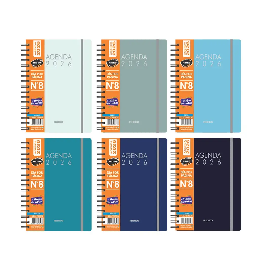 AGENDA RIDEO DIARIA 2026 N°8 C/ ESPIRAL