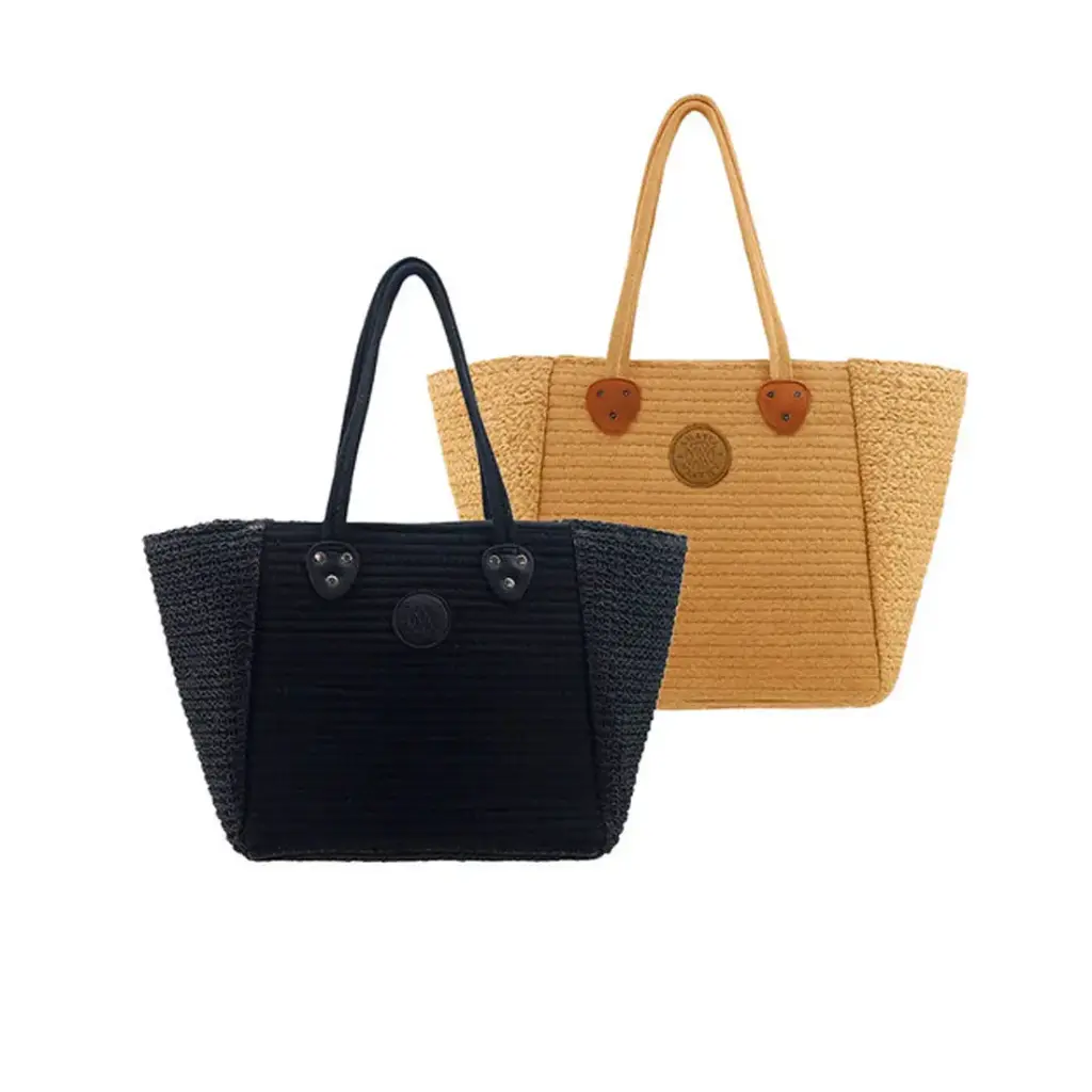 BOLSO PLAYERO RAFIA AMAYRA e/Bo ( 67.5094.1/.2 )