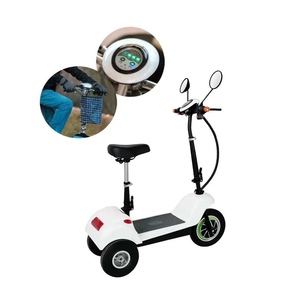 TRICICLO ELECTRICO VEL MAX 30 km/h PESO MAX 150kgs AUTONOMIA 20-25km/h